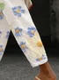 Casual Floral Print Comfy Breathable Loose Long Pants