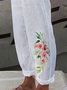 Casual Floral Long Printing Pant