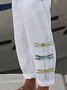 Casual Dragonfly Long Printing Pant