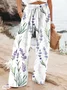 Casual Floral Long Printing Pant