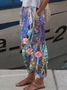 Casual Floral Long Printing Pant