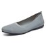 Summer solid color pointed flat shoes for women, casual and breathable, ladies' hollow cloth shoes, French style, no-tiring shoes