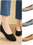 Summer solid color pointed flat shoes for women, casual and breathable, ladies' hollow cloth shoes, French style, no-tiring shoes