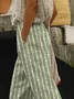Casual Striped Long Printing Pant