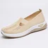 Casual Plain Slip On Flat Heel Shallow Shoes