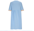 Women Plain V Neck Half Sleeve Comfy Casual Split Joint Maxi Dress