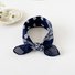 European and American hip-hop silk scarf for women 50cm cotton and linen small square scarf new style niche personality cashew print headscarf waist scarf