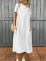 Women Plain Summer Dress Spaghetti Gallus Slip Dress H-Line Dress