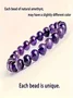 Original Natural Ulagai Deep Amethyst Single Loop Bracelet Amethyst Accessories Bracelet