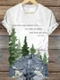Women's National Park Conservation Print V-Neck T-Shirt