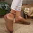 Vintage Plain Slip On Flat Heel Vented Clogs
