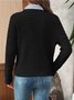 Women Plain Long Sleeve Comfy Casual Cardigan