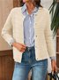 Women Plain Long Sleeve Comfy Casual Cardigan