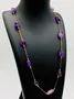 Amethyst Fashionable Temperament Daily Commuting Simple Versatile Bracelet Clavicle Chain Sweater Chain