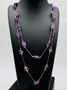 Amethyst Fashionable Temperament Daily Commuting Simple Versatile Bracelet Clavicle Chain Sweater Chain