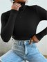 Light Luxury High-End Sweater Autumn And Winter Pile Collar Base Sweater Slim Fit Thick Base Sweater