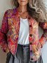 Women Knitted Ethnic Long Sleeve Comfy Vintage Cardigan