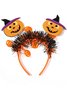 Halloween 2025 Pumpkin Headband Little Devil Ghost Festival Carnival Party Decoration Hair Accessory Headband