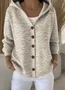 Women Cotton Floral Long Sleeve Comfy Casual Cardigan