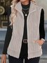 Women's Autumn And Winter Fashion Casual Simple Sleeveless Versatile Vest Jacket