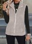Women's Autumn And Winter Fashion Casual Simple Sleeveless Versatile Vest Jacket