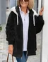 Women Winter Outerwear Vintage Plain Long Sleeve Shawl Collar Jacket