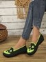 Halloween Casual Geometric Slip On Flat Heel Shallow Shoes