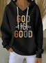 God Is Good Vintage Hooded Comfy Hoodie