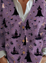 Women Knitted Halloween Long Sleeve Comfy Vintage Cardigan