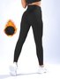 Women Plain Casual Winter Ankle Pants Leggings