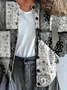 Women Paisley Long Sleeve Comfy Vintage Printing Cardigan