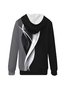 Women Spring/Fall Outerwear Vintage Striped Long Sleeve Hoodie Jacket