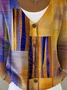 Women Knitted Geometric Long Sleeve Comfy Vintage Cardigan