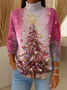 Women Christmas Long Sleeve Comfy Vintage Sweater