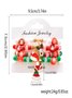 Christmas Polymer Clay Bracelet Christmas Colorful Santa Claus Snowflake Snowman Bracelet Christmas Bracelet Set