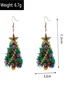Christmas Colorful Diy Jewelry Christmas Tree Bell Elk Earrings Personality Felt Earrings