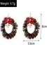 Christmas Colorful Diy Jewelry Christmas Tree Bell Elk Earrings Personality Felt Earrings