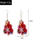 Christmas Colorful Diy Jewelry Christmas Tree Bell Elk Earrings Personality Felt Earrings