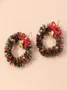 Christmas Colorful Diy Jewelry Christmas Tree Bell Elk Earrings Personality Felt Earrings