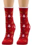 Women's Christmas Socks Autumn And Winter Fur Socks Santa Claus Elk Christmas Tree Snowman Snowflake Striped Gift Mid-tube Christmas Socks