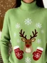 Women Christmas Long Sleeve Comfy Vintage Sweater