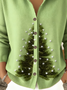 Women Wool/Knitting Christmas Long Sleeve Comfy Casual Cardigan