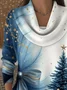 Women Christmas Long Sleeve Comfy Casual Printing Sweater
