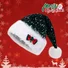 Christmas Red Sequined Bow Thickened Extra Large Pom-Pom Santa Claus Plush Hat
