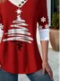 Casual Christmas Long Sleeve T-shirt
