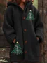 Women Wool/Knitting Christmas Long Sleeve Comfy Vintage Cardigan