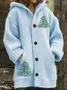Women Wool/Knitting Christmas Long Sleeve Comfy Vintage Cardigan