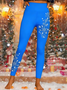 Vintage Holiday 3D Printing Long Leggings