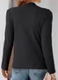 Elegant Plain Long Sleeve T-shirt