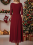 Women's Elegant Mother Of The Bride Dress Wedding Guest Dress